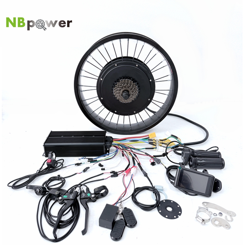 NBpower 170/190mm Dropout 48-7 - đánh giá và giá Ebike Conversion Kit 72V 3000W